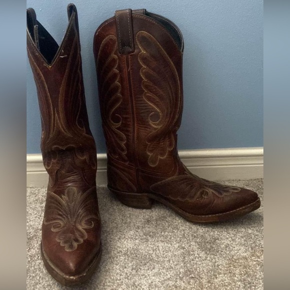 CODE WEST COWBOY BOOTS- REPURPOSED BOTTOMS - Picture 1 of 3